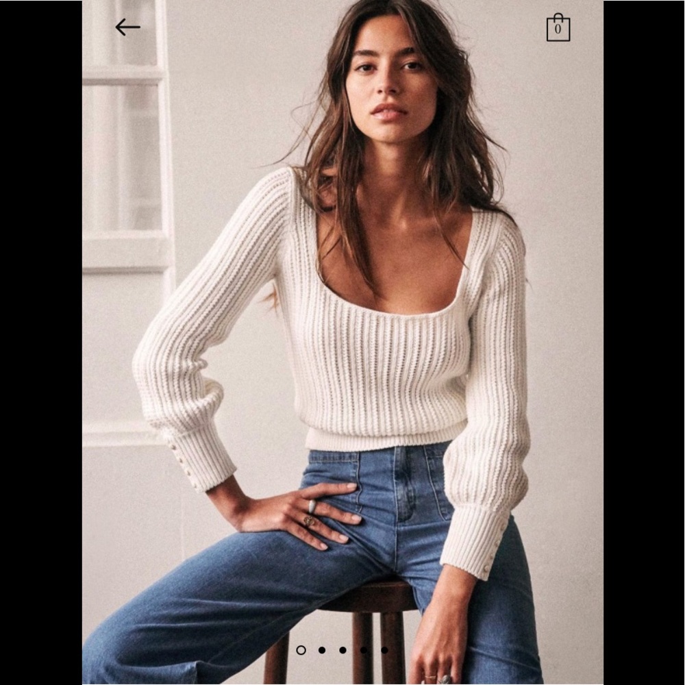 ISO Sezane Mariette Jumper